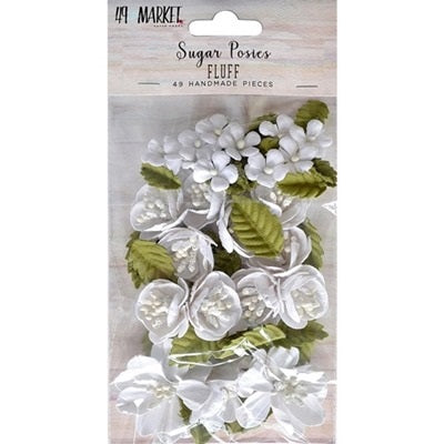 49 and Market - Sugar Posies -Flowers - Fluff
