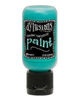 Dylusions - Acrylic Paint 1 oz Bottle - Vibrant Turqoise