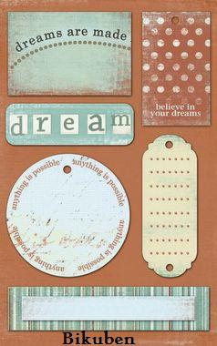 Peaceful: "Dream": Assortment Card