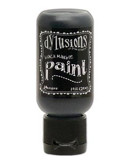 Dylusions - Acrylic Paint 1 oz Bottle - Black Marble