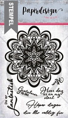 Papirdesign - Clear stamps - Ha en fin dag