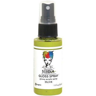 Dina Wakley Media - Gloss Spray - Olive