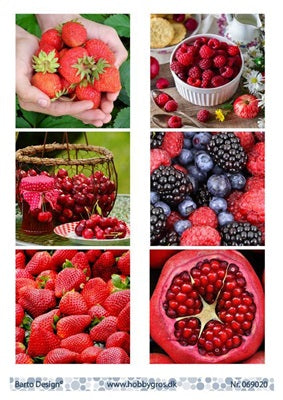 Barto Design - Utklippsark - Berries