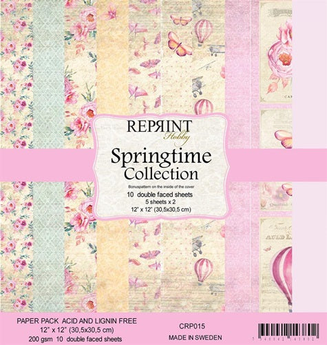 Reprint - Springtime Collection Pack - 12 x 12"