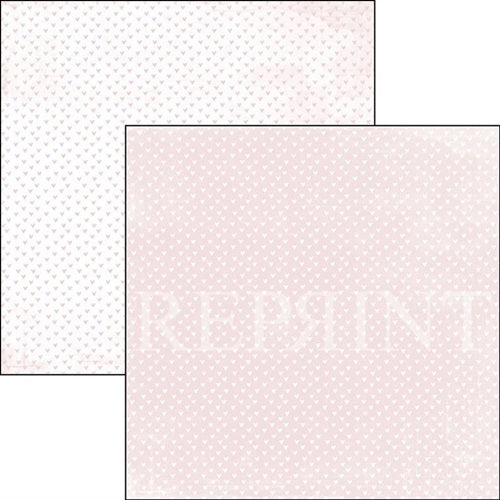 Reprint - It's a girl - Hearts -  12 x 12"