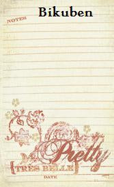 Mellow "Pretty": Journaling Card