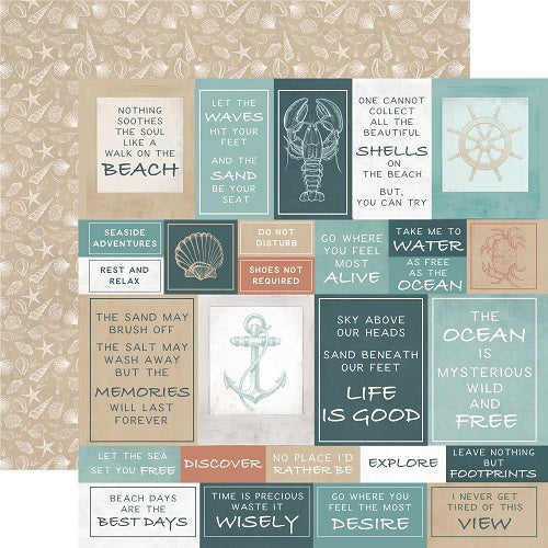 Kaisercraft - Uncharted Waters - Shallows    12 x 12"