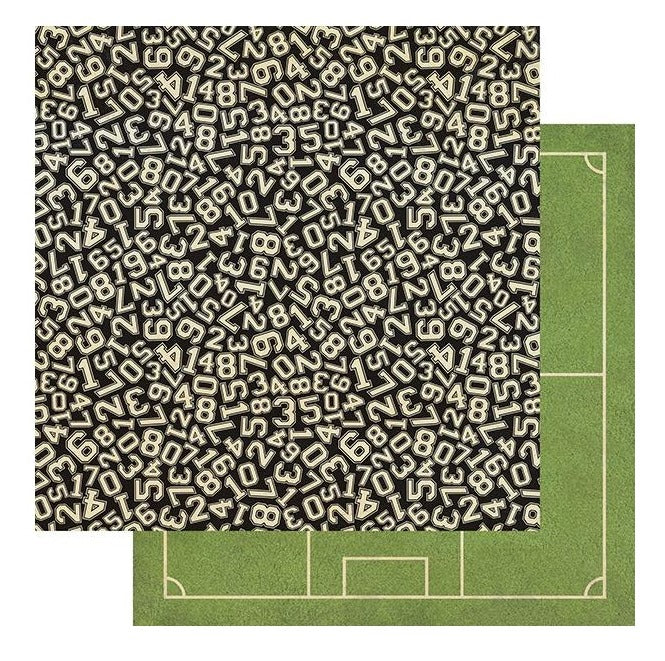 Authentique - All Star Paper Pack - Soccer  12 x 12"