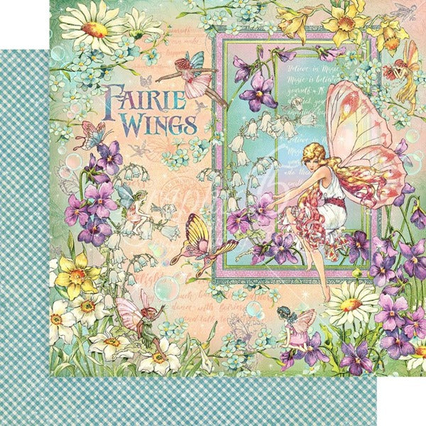 Graphic 45 - Fairie Wings Collection - Fairie Wings  - 12 x 12"