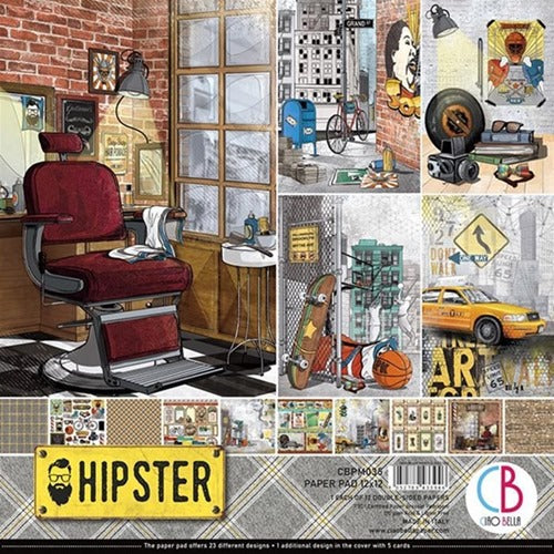 Ciao Bella - Hipster - Paper Pad (12) - 12 x 12"