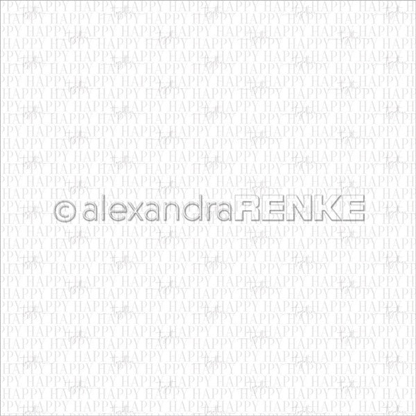 Alexandra Renke -Typo Happy Together - Stone Gray  - 12 x 12"