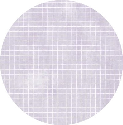Alexandra Renke - Checkered on Lilac - 12 x 12"