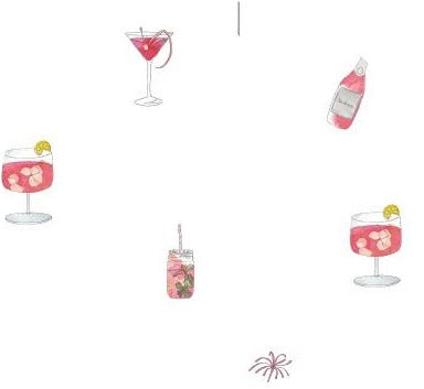 Alexandra Renke - Cocktails Collection - Pink Summer -  12 x 12"