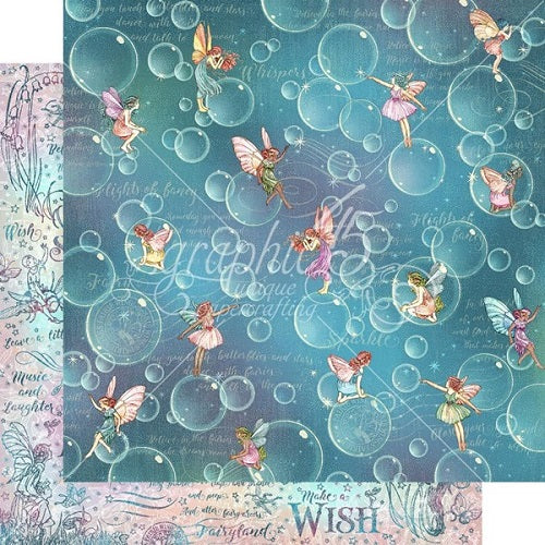 Graphic 45 - Fairie Wings Collection - Bubbles - 12 x 12"