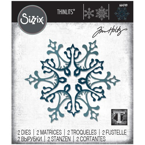 Sizzix - Tim Holtz Alterations - Thinlits - Stunning Snowflake