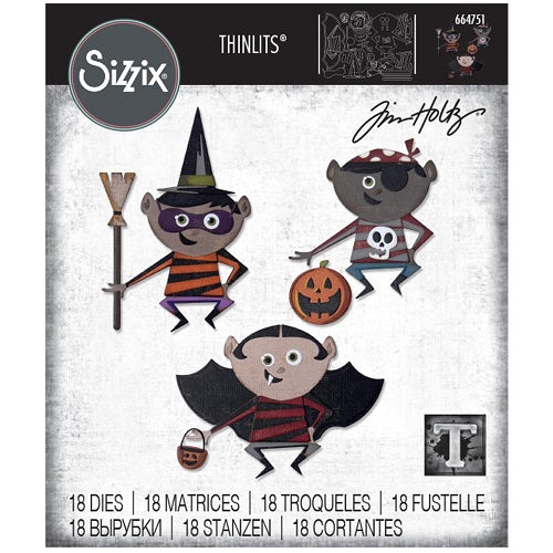 Sizzix - Tim Holtz Alterations - Thinlits - Trick or Treater