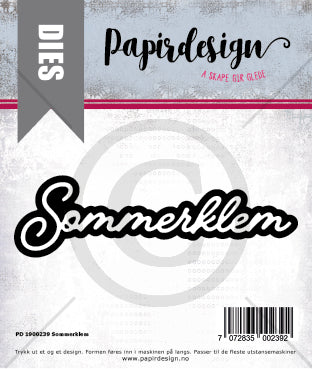 Papirdesign - Dies - Sommerklem