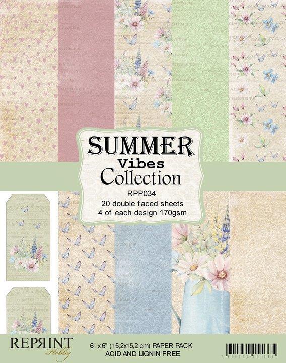 Reprint - Summer Vibes -  Collection Pack - 6 x 6"