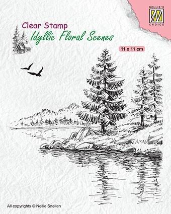 Nellie Snellen  - Clearstamp - Winter Water's Edge