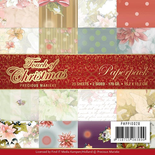 Precious Marieke -  Touch of Christmas  Paperpack  - 6 x 6"