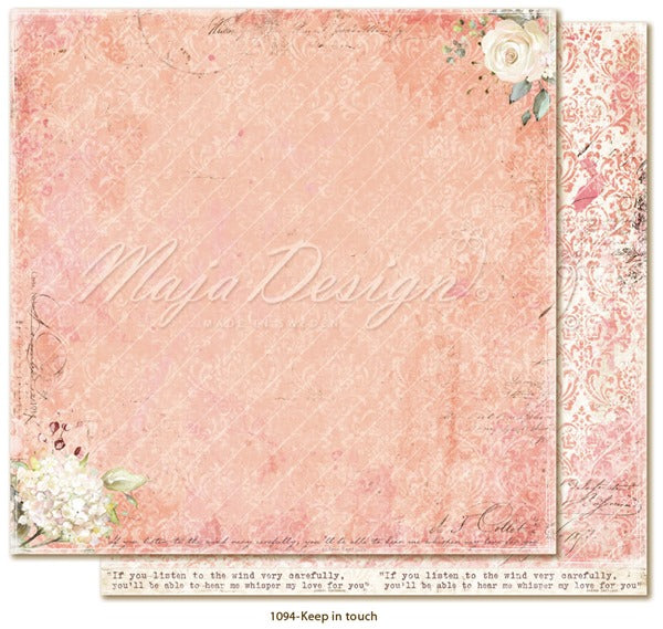 Maja Design - Miles Apart - Keep in touch -   12 x 12" 