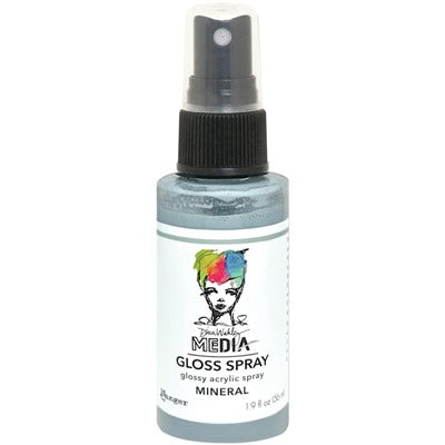 Dina Wakley Media - Gloss Spray - Mineral