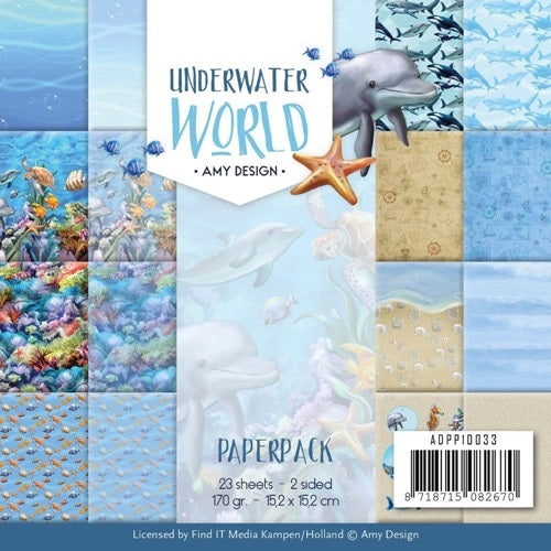 Amy Design - Underwater World - Paper Pack  6 x 6"