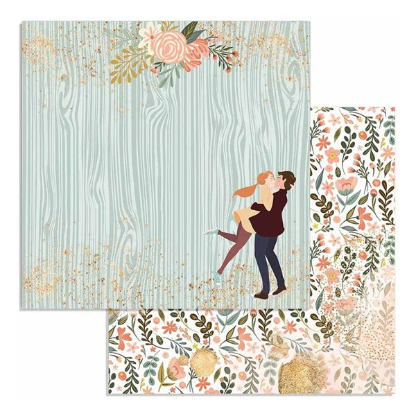 Stamperia - Love Story - Lovers   - 12 x 12"