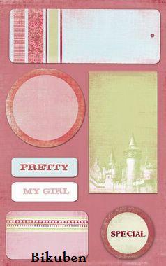 Fancy "Girly Girl": Assortment Card