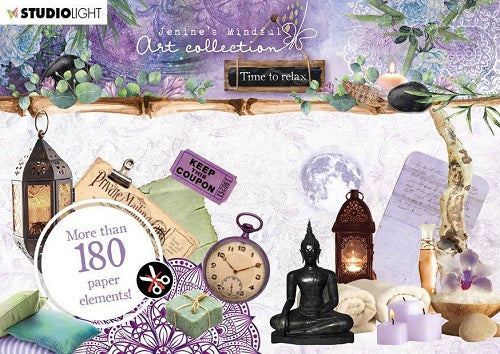 Studiolight - Jenine's Mindful Art Collection - Time to Relax - Die Cuts 1