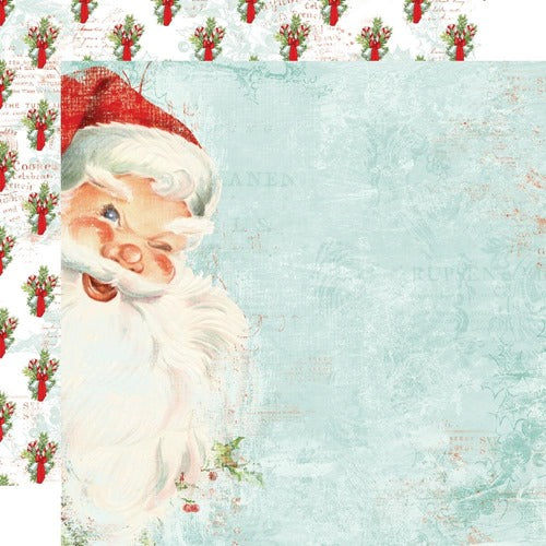 Simple Stories - Simple Vintage North Pole - St Nicholas  12 x 12"