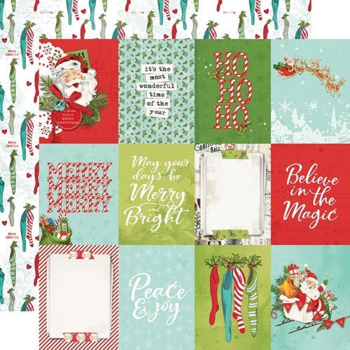 Simple Stories - Simple Vintage North Pole - 3x4" Elements - 12 x 12"