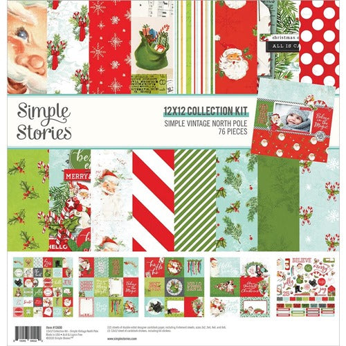 Simple Stories - Simple Vintage North Pole - Collection Kit - 12 x 12"