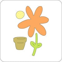 Cuttlebug: Flower Pot  2 x 2 dies