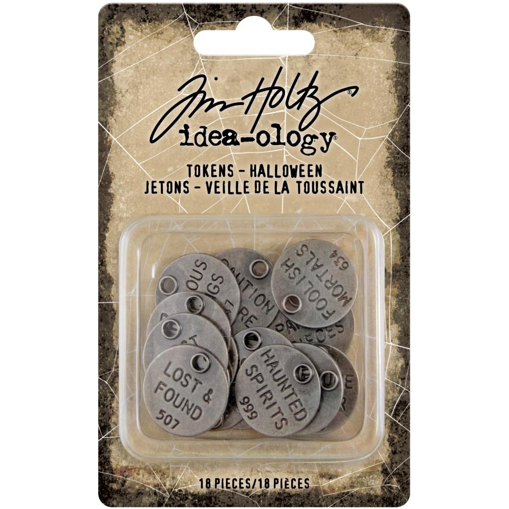 Tim Holtz - Idea-ology - Halloween  2020 - Quote Tokens