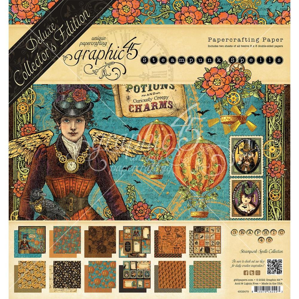 Graphic 45 - Steampunk Spells - Deluxe Collectors Edition - 8 x 8"