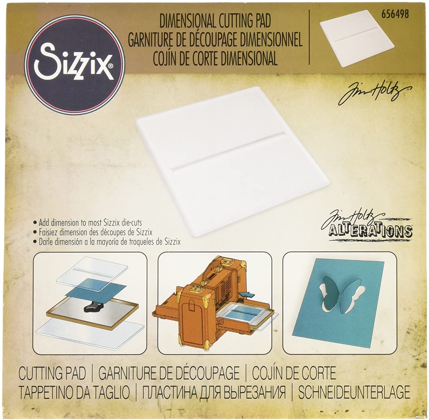 Sizzix - Dimensional Cutting Pad Inspired by Tim Holtz.