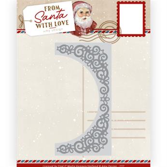 Amy Design - Dies - From Santa with love - Star Border