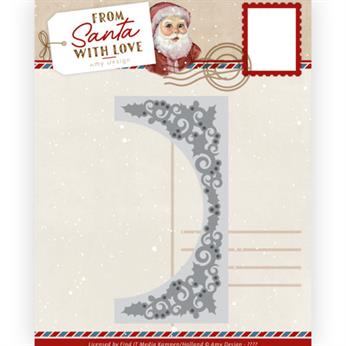Amy Design - Dies - From Santa with love - Holly Border