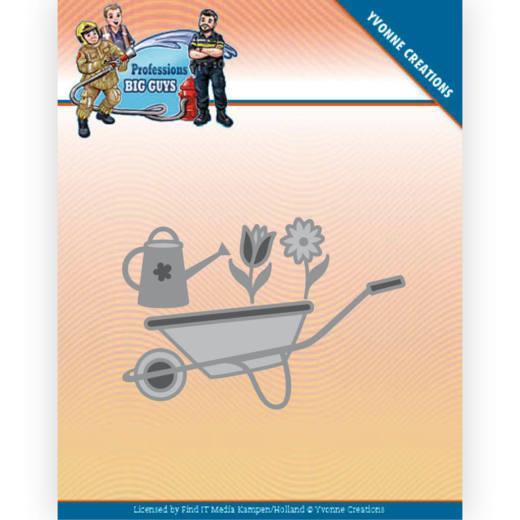 Yvonne Creations - Dies - Professions Big Guys - Wheelbarrow