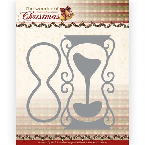 Yvonne Creations - Dies - The wonder of christmas - Sand Glass