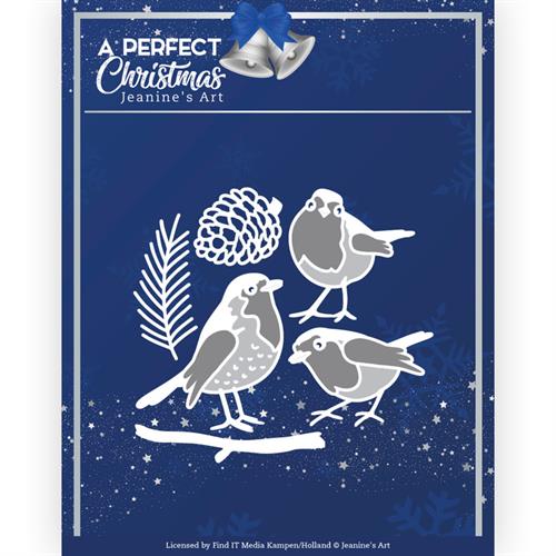 Jeanine Art - Dies - A perfect christmas - Christmas Birds