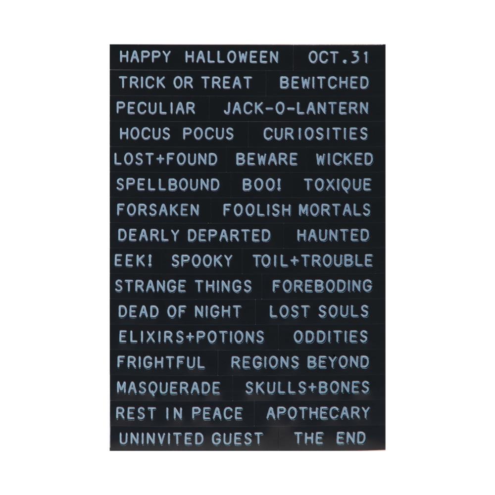 Tim Holtz - Idea-Ology - Halloween 2022 -  Label Stickers