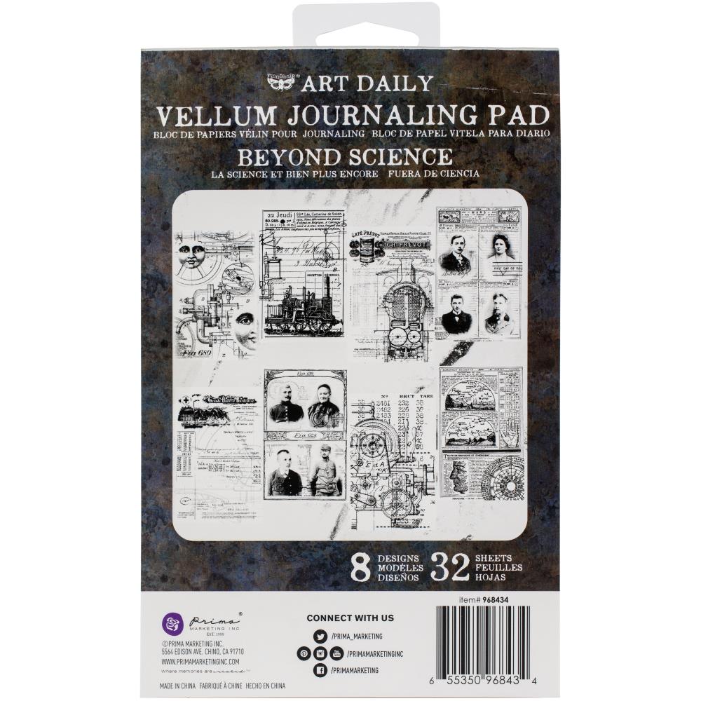 Prima - Art Daily - Vellum Journaling Pad - Beyond Science