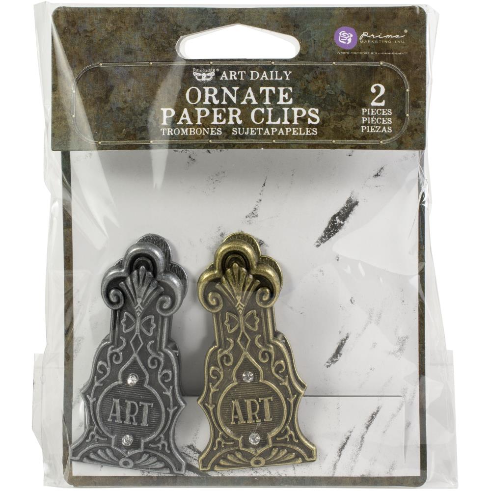 Prima - Art Daily Planner Collection - Ornate Metal Clips