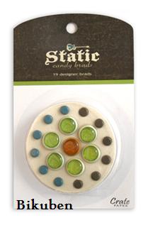 Crate Paper: Static Candy Brads