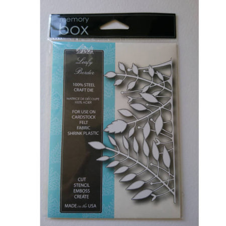 Memory Box - Leafy Border Die