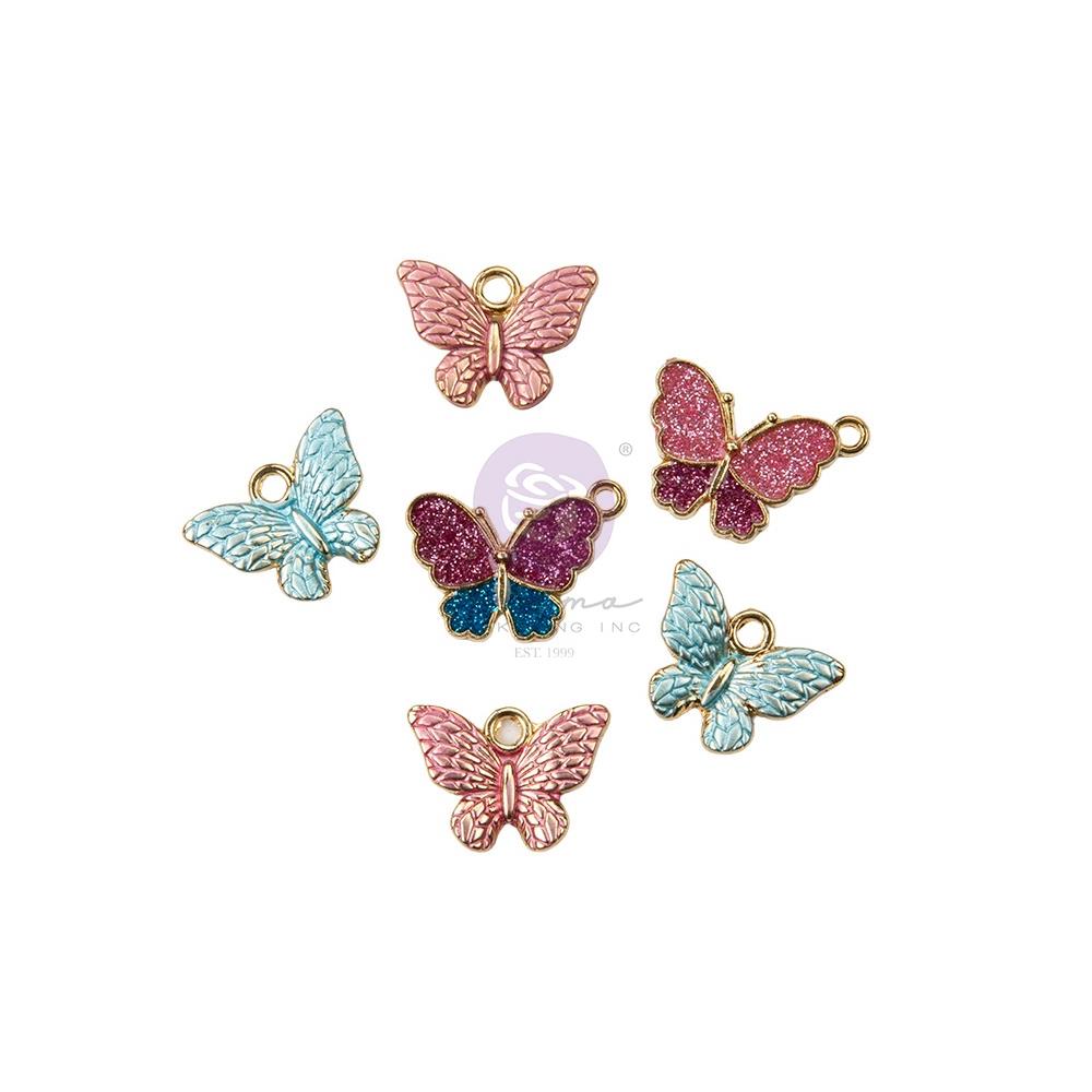 Prima - Indigo - Butterfly Charms