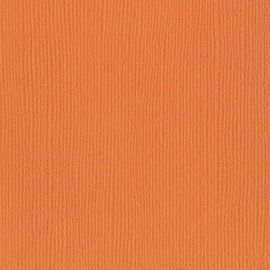 Bazzill Canvas 12 x 12 Apricot oransje kartong
