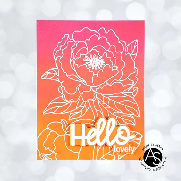 Alex Syberia Designs - Clear stamps - Hello Lovely